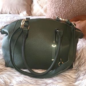 Shoe Dazzle Simon Satchel in Olive